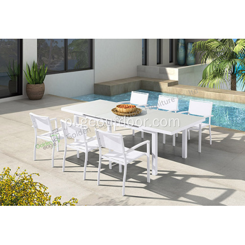 Outdoor Patio Furniture 7-częściowy stół i krzesła